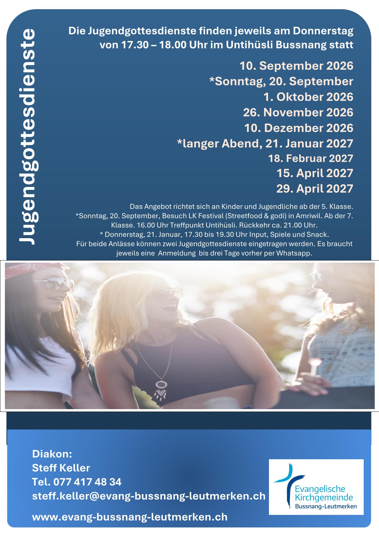 Jugendgottesdienst 2023 24
